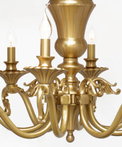 Đèn chùm đồng bóng nến 8 tay 3DN029/8