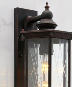 Đèn tường ngoài trời Tân cổ điển (KD1019) chống nước, gắn cột, cổng