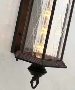 Đèn tường ngoài trời Tân cổ điển (KD1019) chống nước, gắn cột, cổng