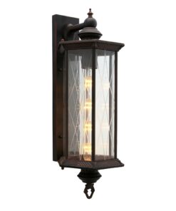 Đèn tường ngoài trời Tân cổ điển (KD1019) chống nước, gắn cột, cổng