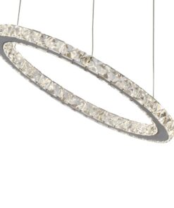 Đèn thả LED pha lê 3 vòng cao cấp 8865/3