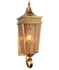Đèn tường đồng ngoài trời VENUS B2218 gắn tường, cột, cổng ngoài trời