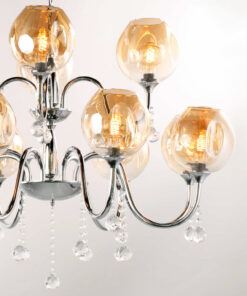 Đèn chùm thủy tinh hiện đại VIRGO L023/8+4