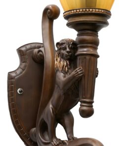 Đèn tường ngoài trời sư tử