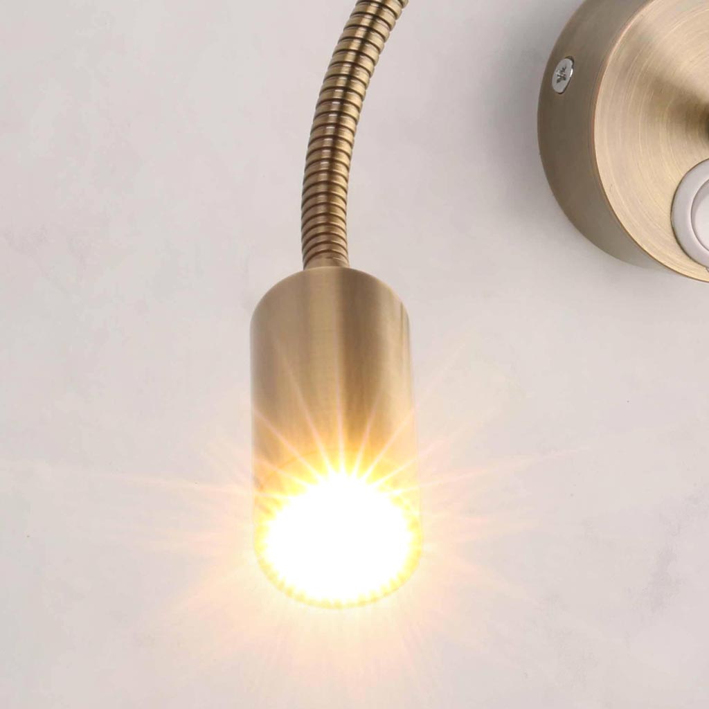 Đèn rọi xoay 360 độ màu đồng RO1419A, KD1419