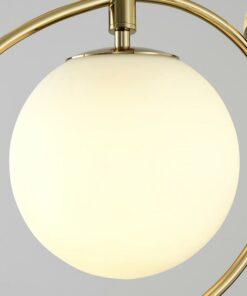 đèn chùm thủy tinh trang trí hành tinh