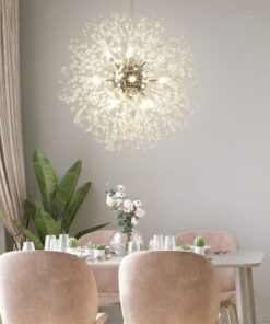 Đèn thả trang trí pha lê