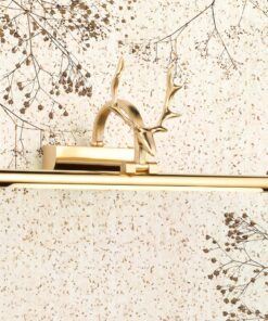 Đèn tường trang trí soi tranh đồng đầu hươu