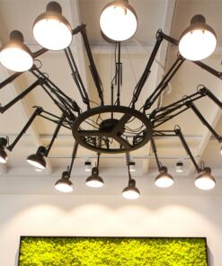 đèn chùm hiện đại chân nhện cao cấp