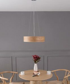 Đèn thả gỗ trang trí bàn ăn cao cấp