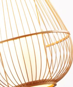 Đèn thả trang trí mây tre đan