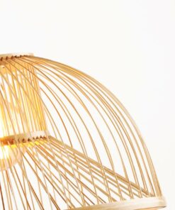 Đèn thả trang trí mây tre đan