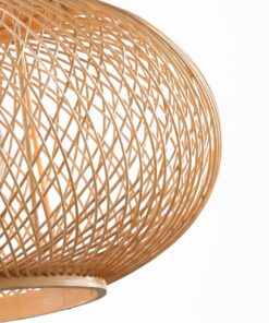 Đèn thả trang trí mây tre đan