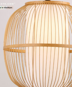 Đèn thả trang trí mây tre đan