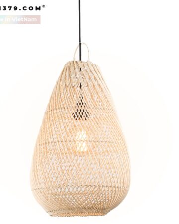 Đèn thả trang trí mây tre đan