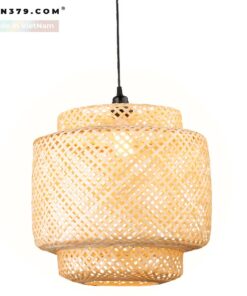 Đèn thả trang trí mây tre đan
