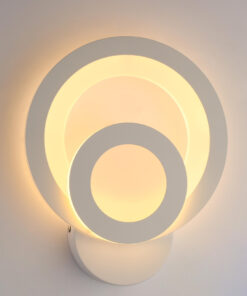 Đèn tường LED trang trí 2 vòng tròn hiện đại