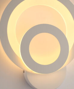 Đèn tường LED trang trí 2 vòng tròn hiện đại