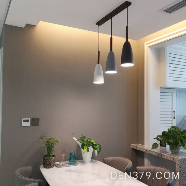 Đèn thả bàn ăn 3 bóng hiện đại