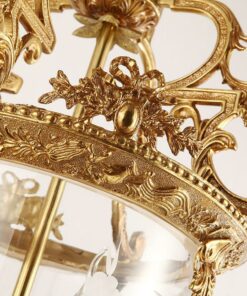 Đèn thả trang trí đồng cổ điển cao cấp