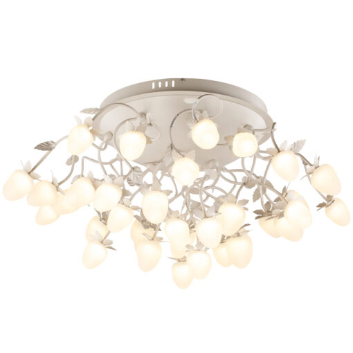 Đèn mâm ốp trần trang trí Φ800 Qủa Dâu