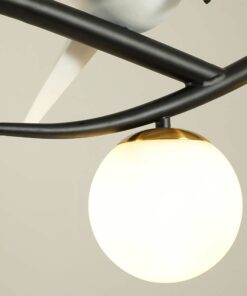 Đèn thả trang trí bàn ăn 4 bóng hiện đại