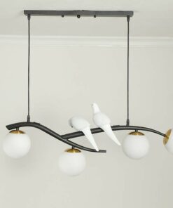 Đèn thả trang trí bàn ăn 4 bóng hiện đại