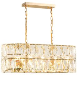 Đèn thả trang trí pha lê cao cấp trang trí bàn ăn