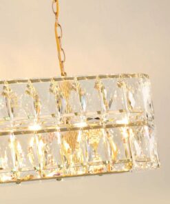 Đèn thả trang trí pha lê cao cấp trang trí bàn ăn