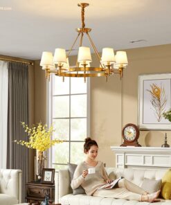 Đèn chùm đồng tân cổ điển KA1579