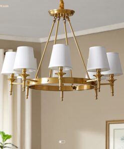 Đèn chùm đồng tân cổ điển KA1579