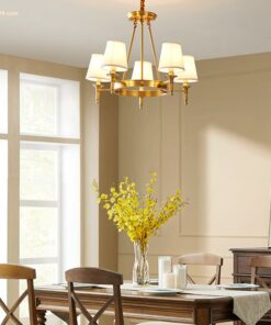 Đèn chùm đồng tân cổ điển KA1579