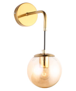 Đèn gắn tường hiện đại quả cầu thủy tinh