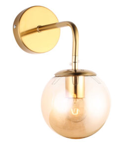 Đèn gắn tường hiện đại quả cầu thủy tinh