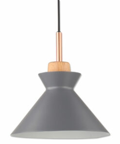 Đèn thả trang trí chuôi gỗ thông VD0467