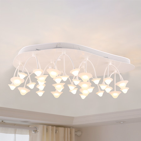 Đèn mâm ốp trần Φ600 VR0973: Cây Nấm, 46W