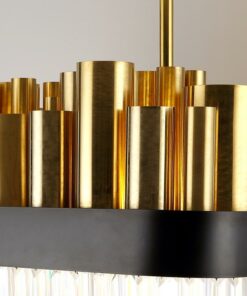 Đèn chùm trang trí pha lê hiện đại VR0913: 1 mét, pha kê K9