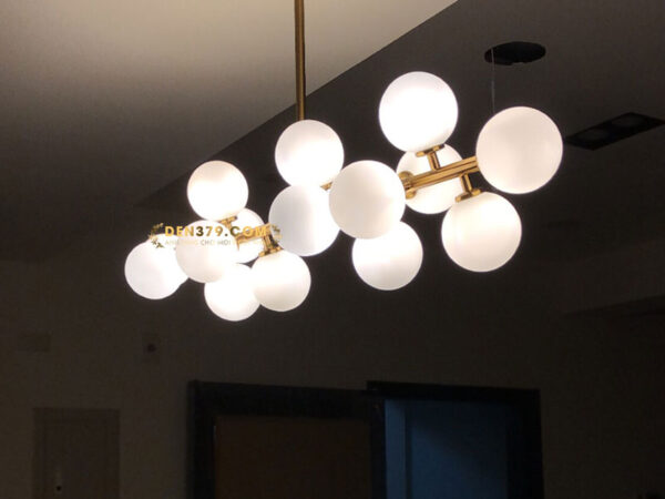 Đèn thả trang trí thủy tinh 16 bóng hiện đại