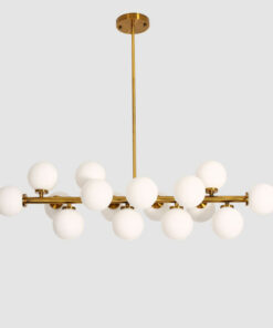 Đèn thả trang trí thủy tinh 16 bóng hiện đại