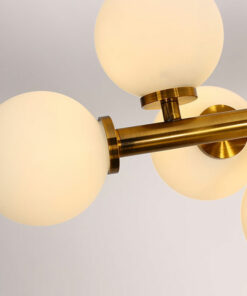 Đèn thả trang trí thủy tinh 16 bóng hiện đại