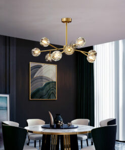 Đèn chùm trang trí pha lê hiện đại AU1570