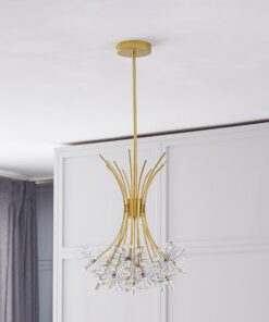 Đèn chùm trang trí pha lê AU9003G