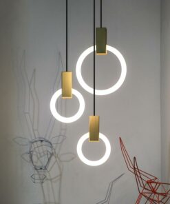Đèn thả trang trí, thông tầng cầu thang hiện đại AULJ8090