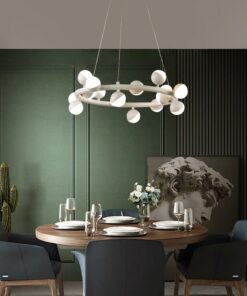 Đèn chùm LED màu trắng hiện đại 16 bóng VR2850