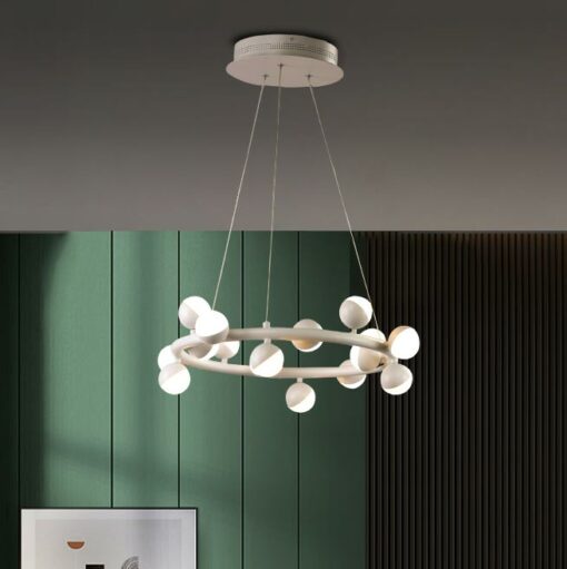Đèn chùm LED màu trắng hiện đại 16 bóng VR2850