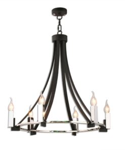 Đèn thả khung sắt bóng nến hiện đại VRC1356