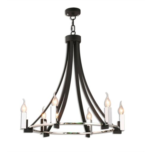 Đèn thả khung sắt bóng nến hiện đại VRC1356