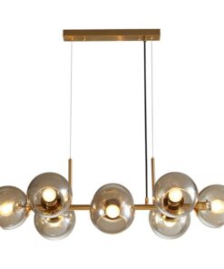 Đèn thả trần bàn ăn, phòng khách thủy tinh trong HO1910