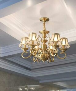 Đèn chùm đồng tân cổ điển SA9003