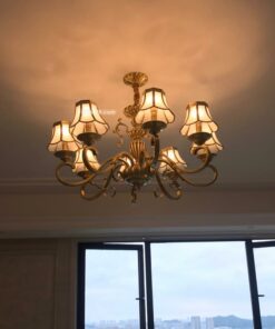 Đèn chùm đồng tân cổ điển SA9003